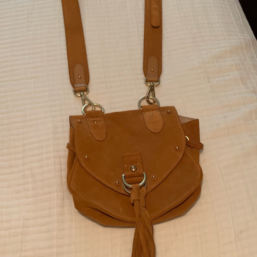 See By Chloe Suede Studded Crossbody Bag